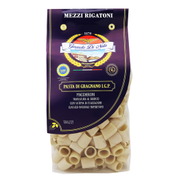 Mezzi rigatoni 500 g, pasta di Gragnano
