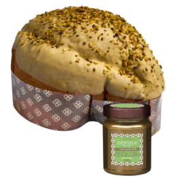Colomba al Pistacchio con Crema Spalmabile artigianale