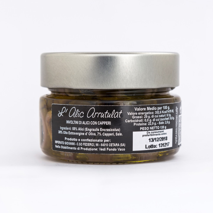 Involtini di Alici e Capperi 106 ml Top Line