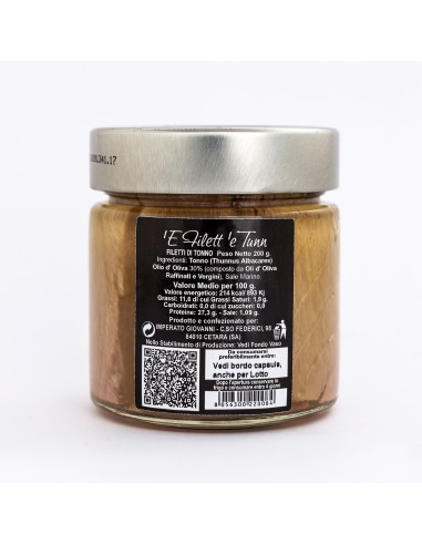 Filetti di Tonno 212 ml: Prodotti Ittici Top Line