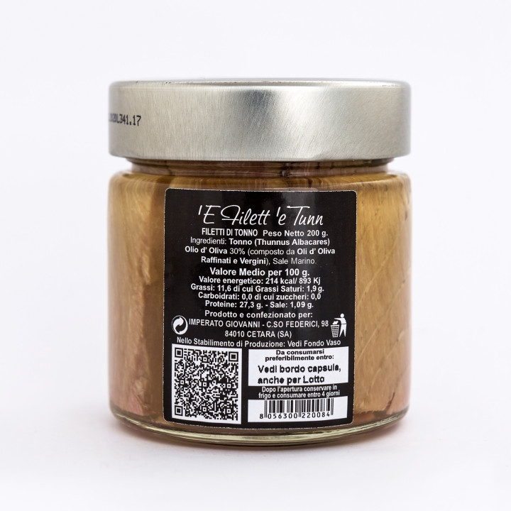 Filetti di Tonno 212 ml Top Line