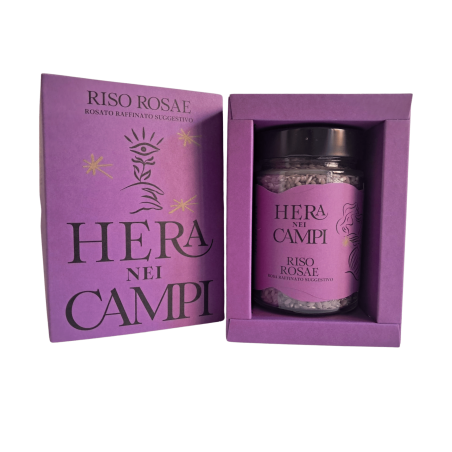 Riso Rosae g. 500 in Vaso di Vetro: Delizioso Riso Invecchiato